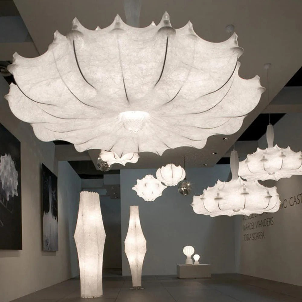 Ritta Modern Artificial Silk Pendant Light - Letslighting