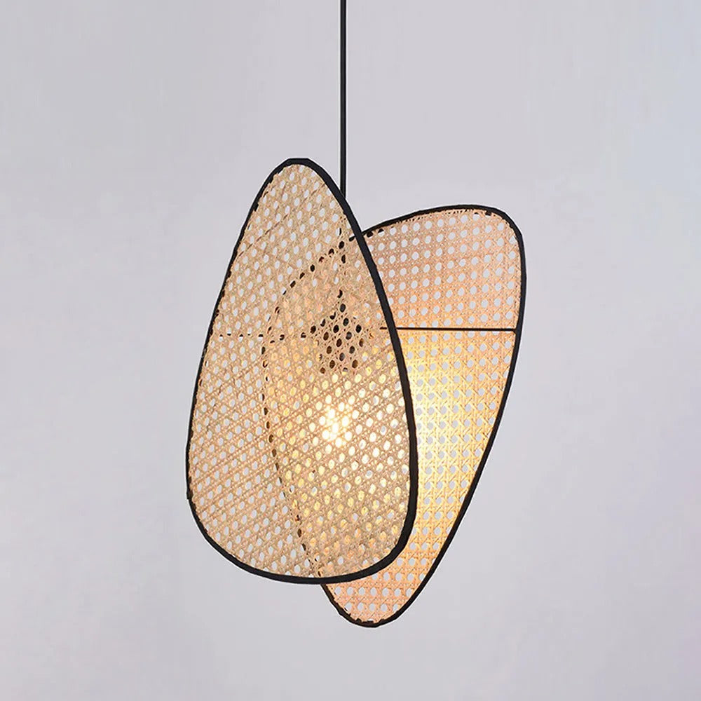 Ritta Wabi Sabi Rattan Pendant Light, Willow weave - Letslighting