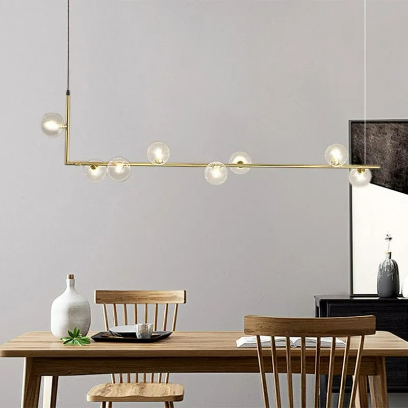 Valentina Minimalist Linear Pendant Light 6/8 Heads