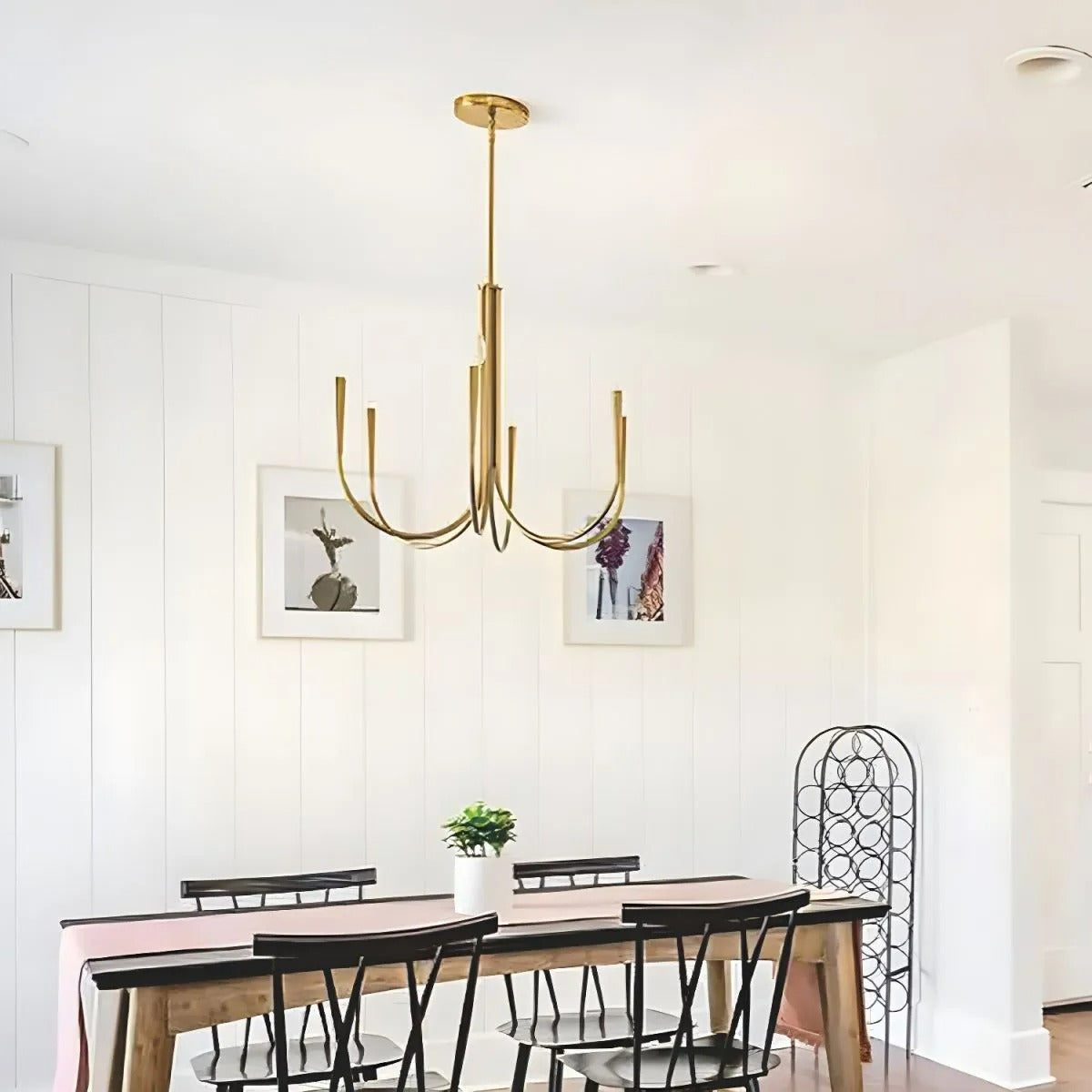 Valentina Modern Minimalist Chandelier Dinning Room