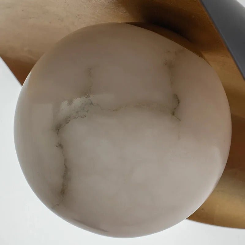 Arisha Modern Nordic Minimalist Metal Marble Pendant Light - Letslighting