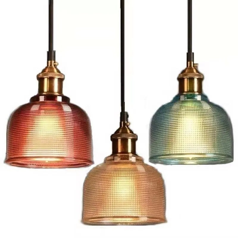 Valentina Glass Art Deco Pendant Lights,Colorful - Letslighting