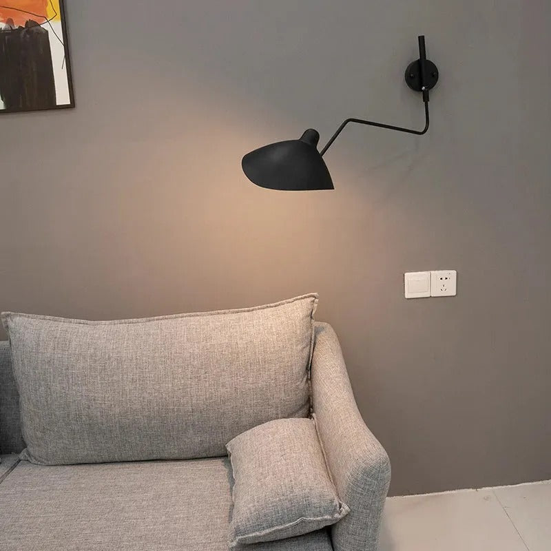 Arisha Wall Lamp Industry Metal Living Room