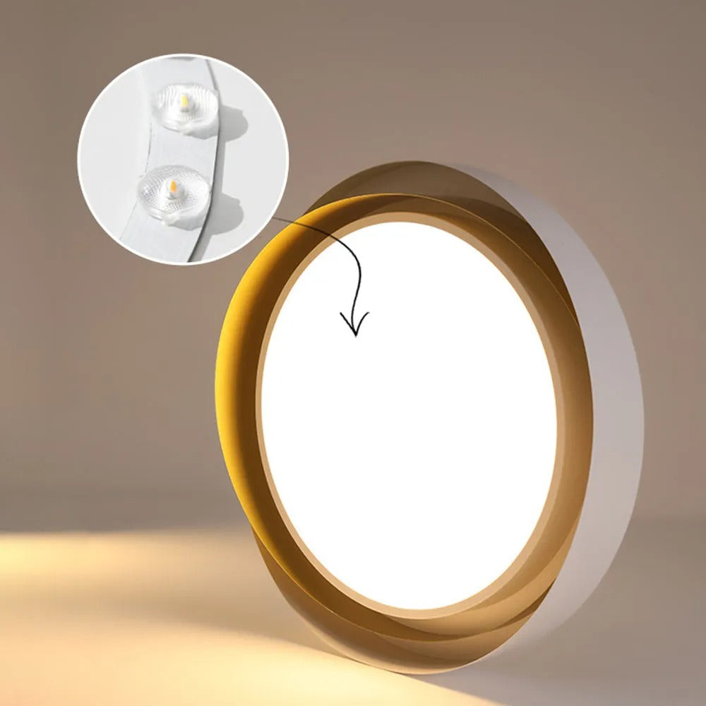 Arisha Modern Geometric Acrylic Flush Mount Ceiling Light - Letslighting