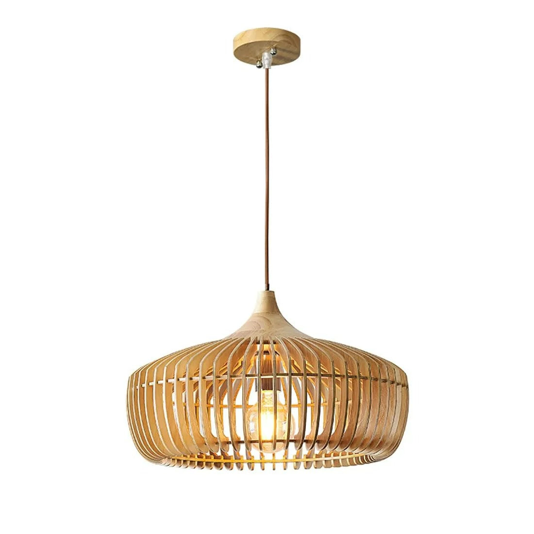 Muto Nordic Japanese Pendant Light Wood Bedroom/Living Room