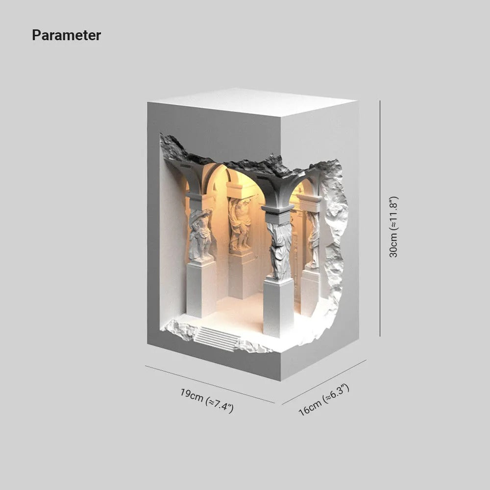 Ray Art Deco Flush LED Plaster Wall Lamp