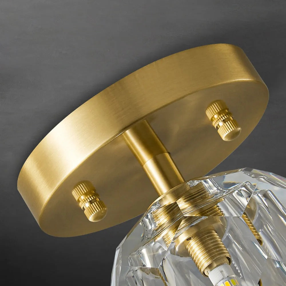 Kristy Luxury Diamond Acrylic Flush Mount Ceiling Light - Letslighting