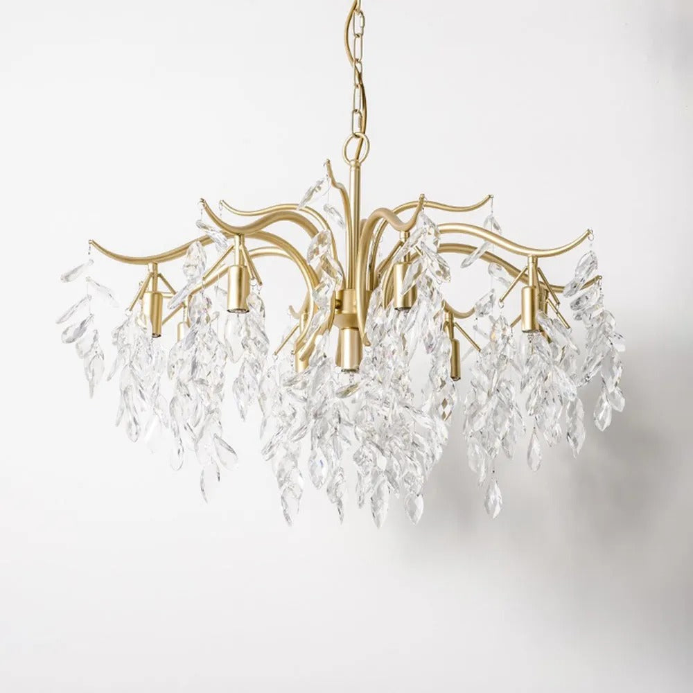 Kristy Modern Crystal Metal Luxury Chandelier Living Room