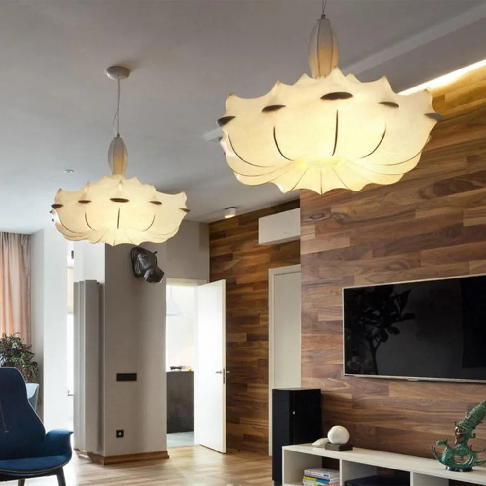 Ritta Modern Artificial Silk Pendant Light - Letslighting