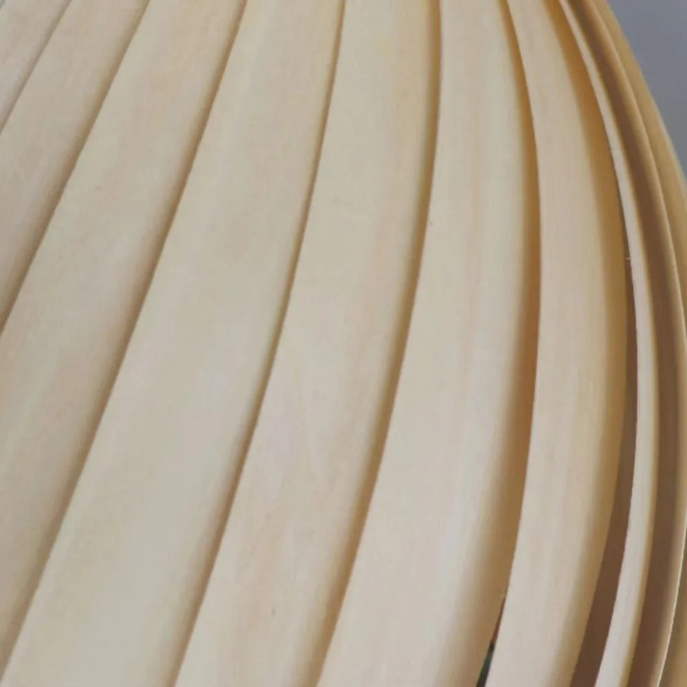 Ritta Modern Conch Shell /Wood Pendant Light, Wooden - Letslighting