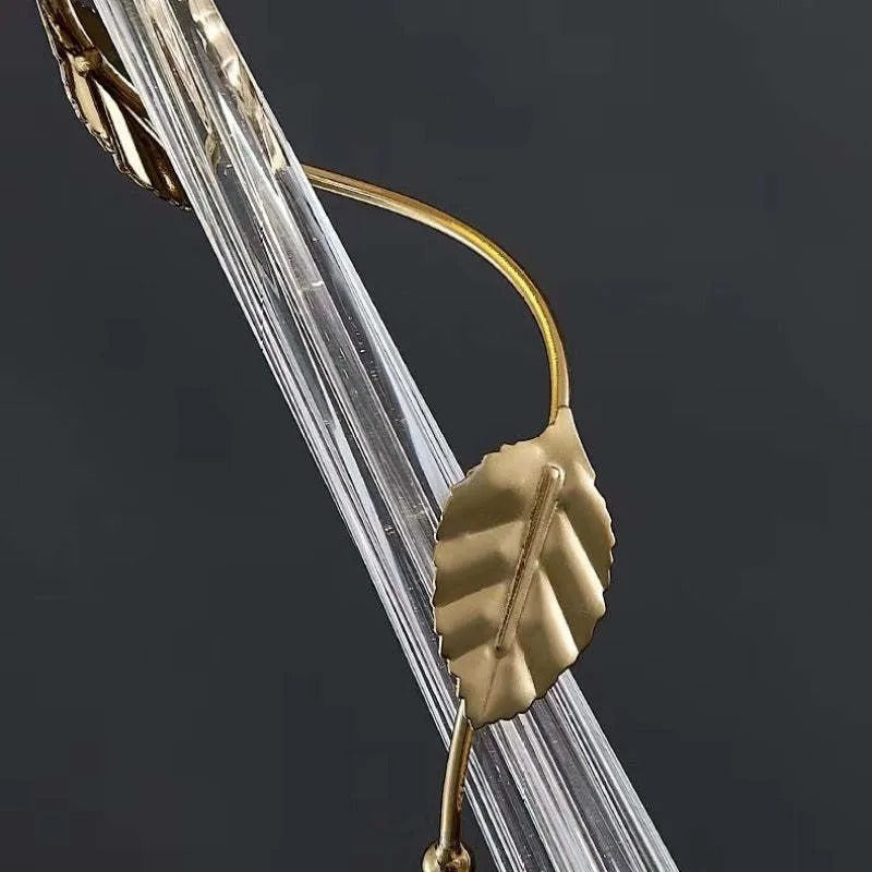Arisha Elegant Flower /Glass Pendant Light, Bedroom - Letslighting