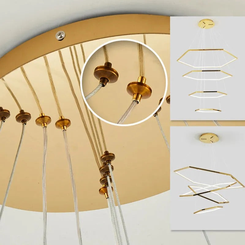 Arisha Minimalist Geomatic Pendant Light DIY - Letslighting