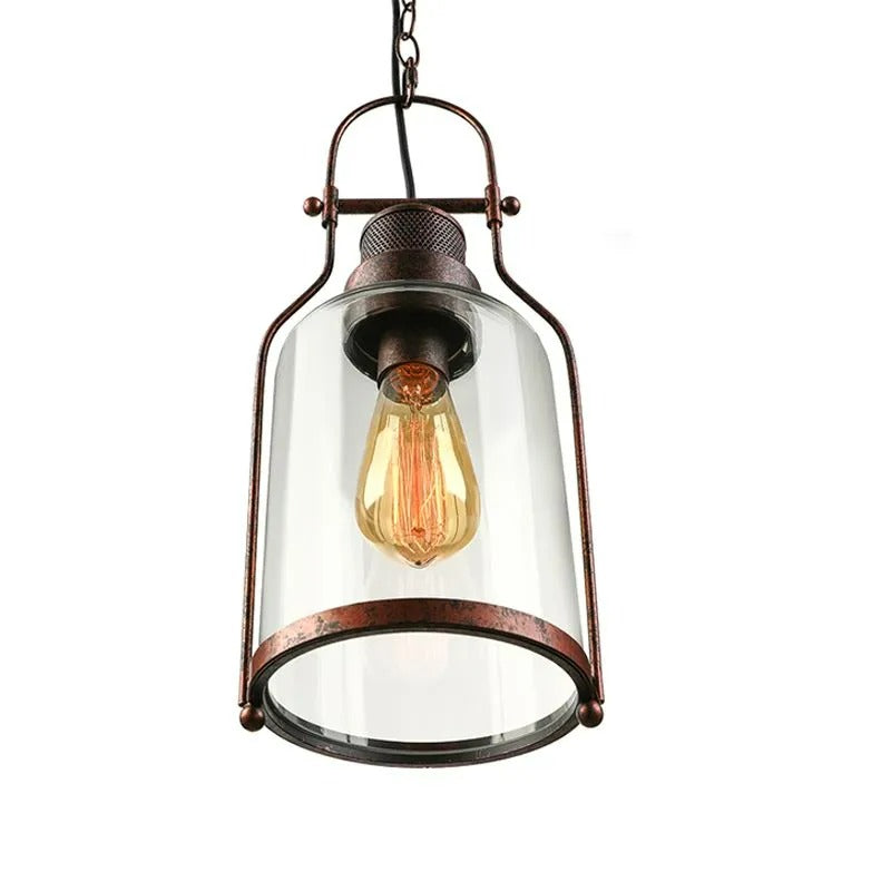 Epoch Vintage Industrial Pendant Light Rust - Letslighting
