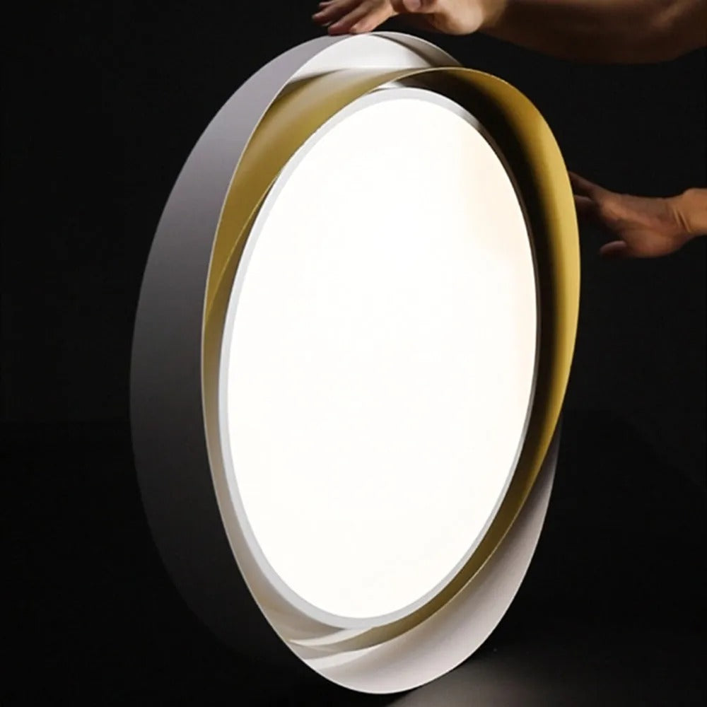 Arisha Modern Geometric Acrylic Flush Mount Ceiling Light - Letslighting