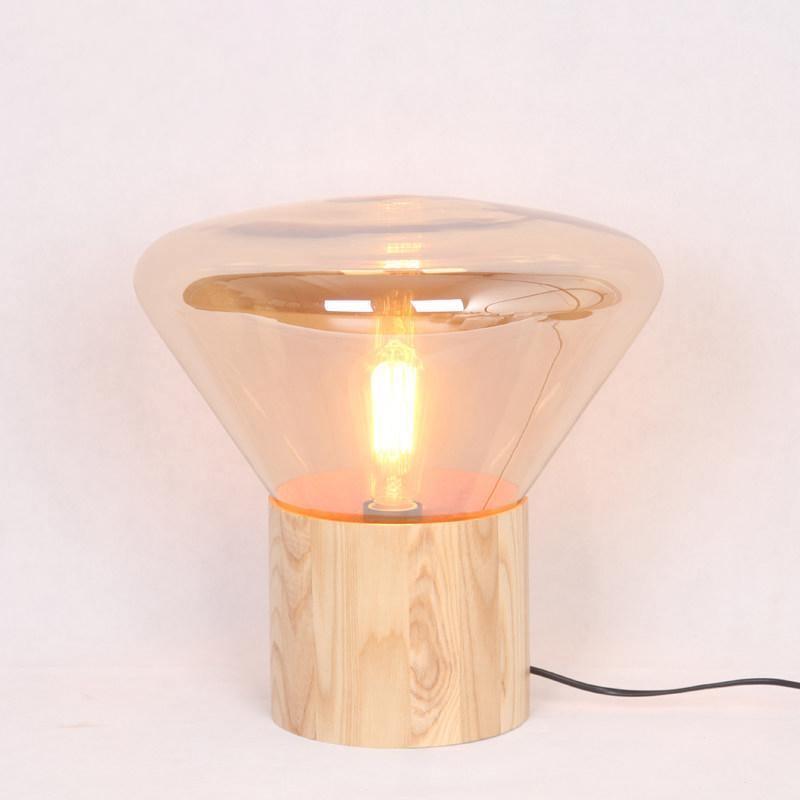 Eden Minimalist Wood Table Lamp - Letslighting