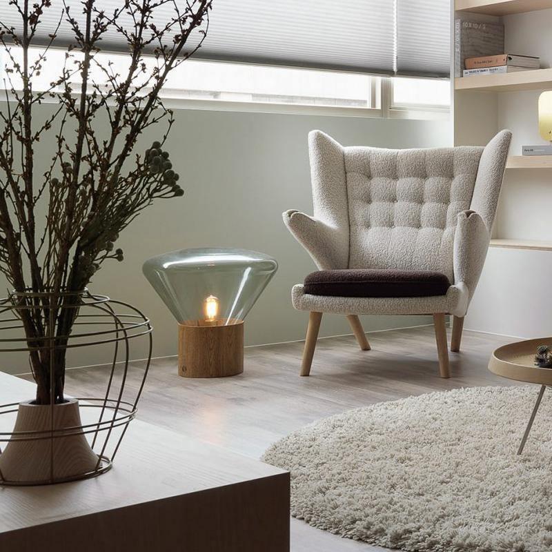 Eden Minimalist Wood Table Lamp - Letslighting