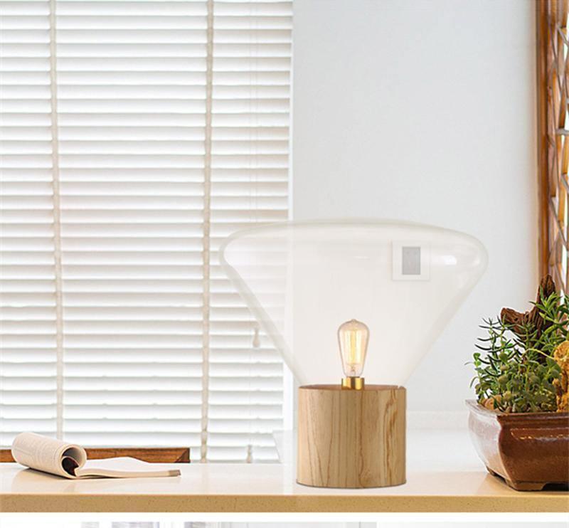 Eden Minimalist Wood Table Lamp - Letslighting