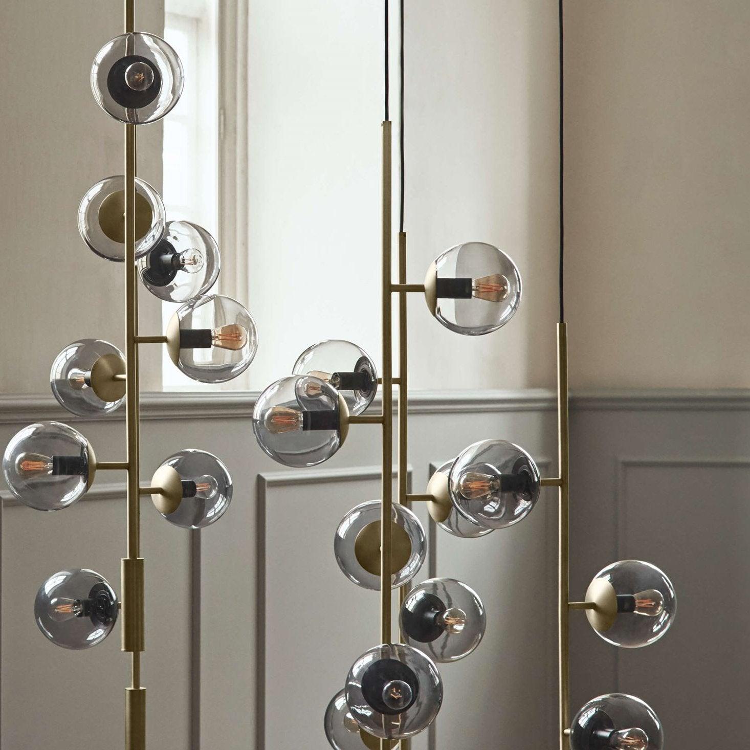 Erevia Brass & Glass Pendant Light - Letslighting