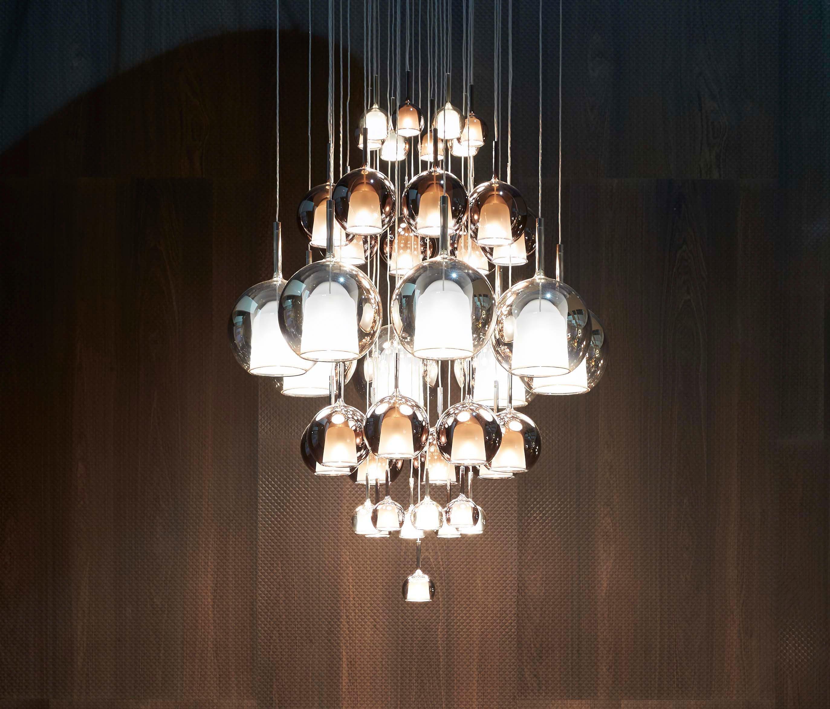 Lustra Pendant Lamp Smoked Glass Round - Letslighting