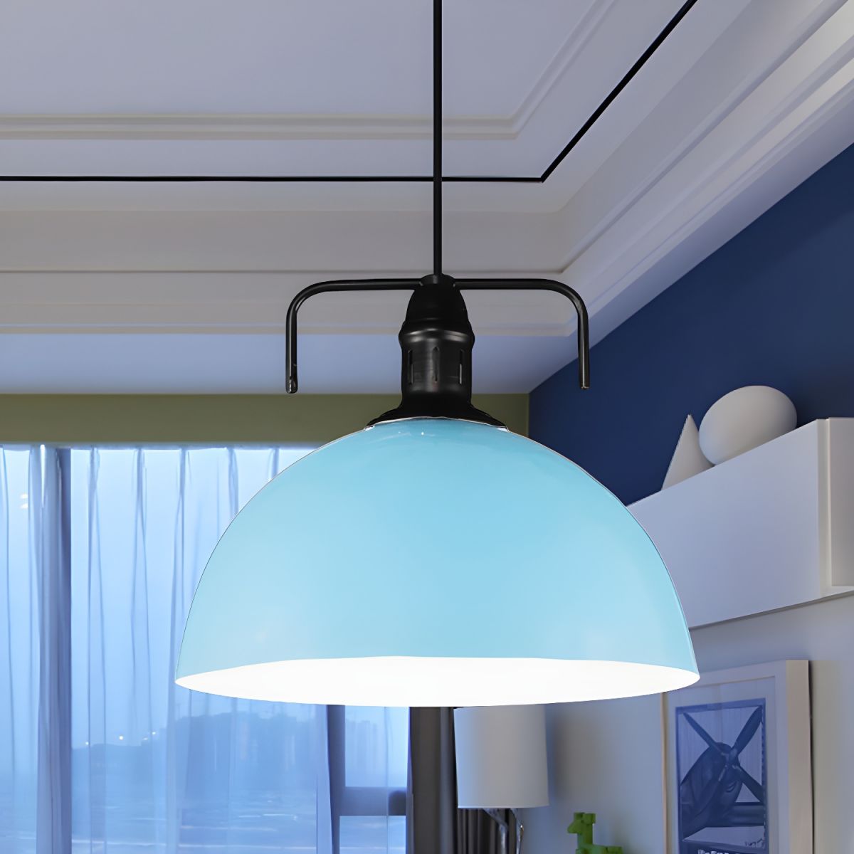 Valentina Modern Vintage Metal Demo Pendant Light Colorful