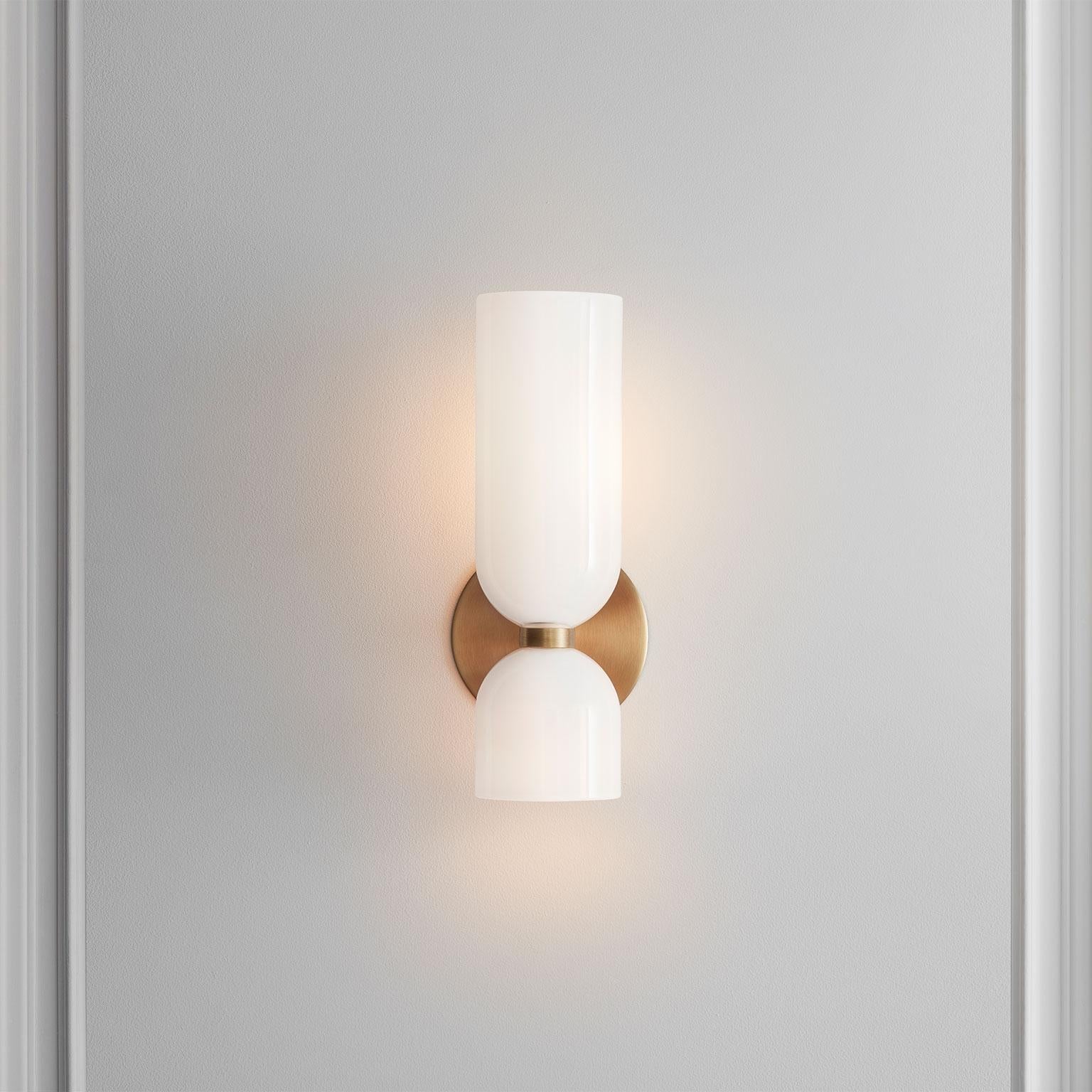 Valentina Modern Bedroom Glass Wall Lamp Sconce