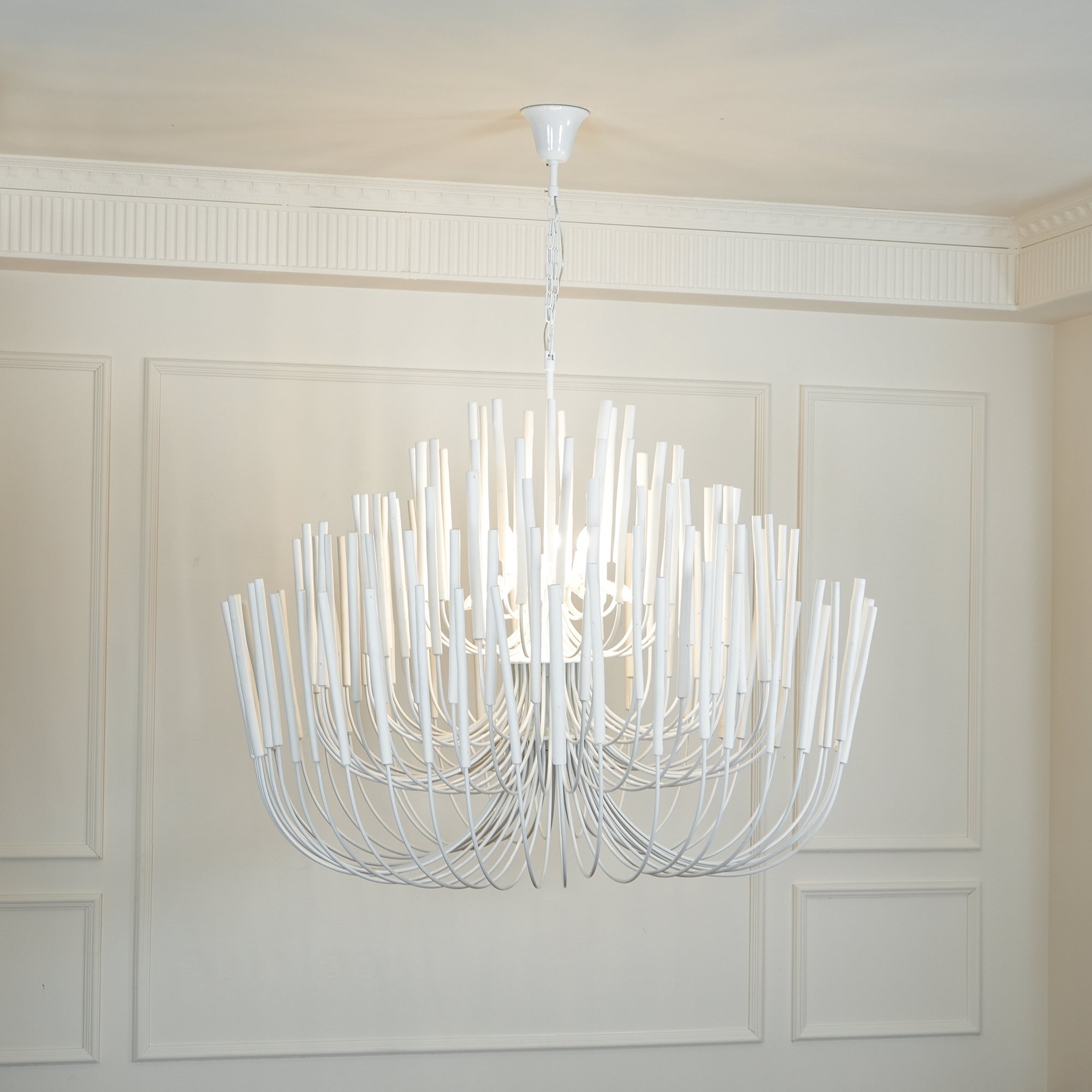 Ulshayra Postmodern Luxury Multi-Stick Wooden Chandelier - Letslighting