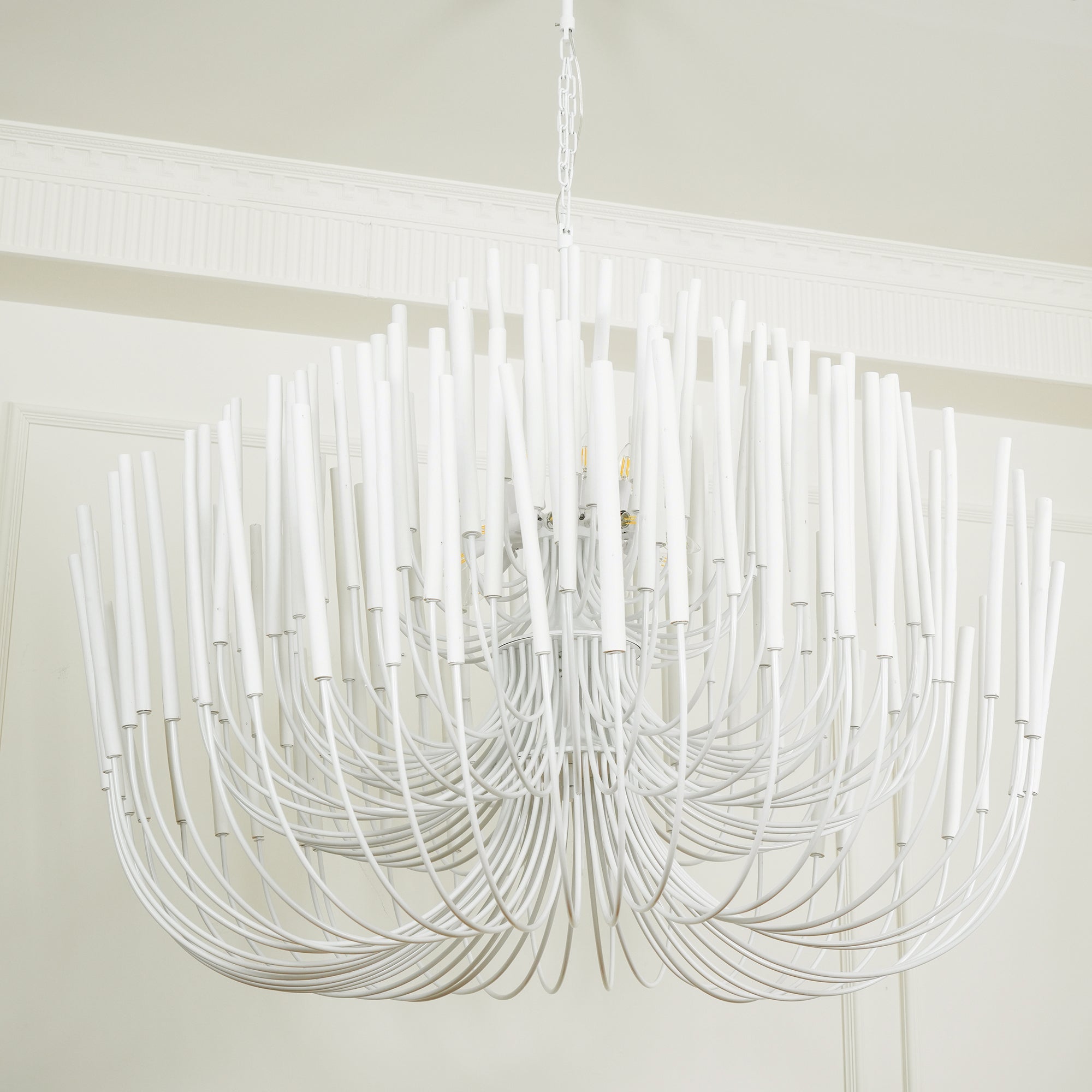 Ulshayra Postmodern Luxury Multi-Stick Wooden Chandelier - Letslighting