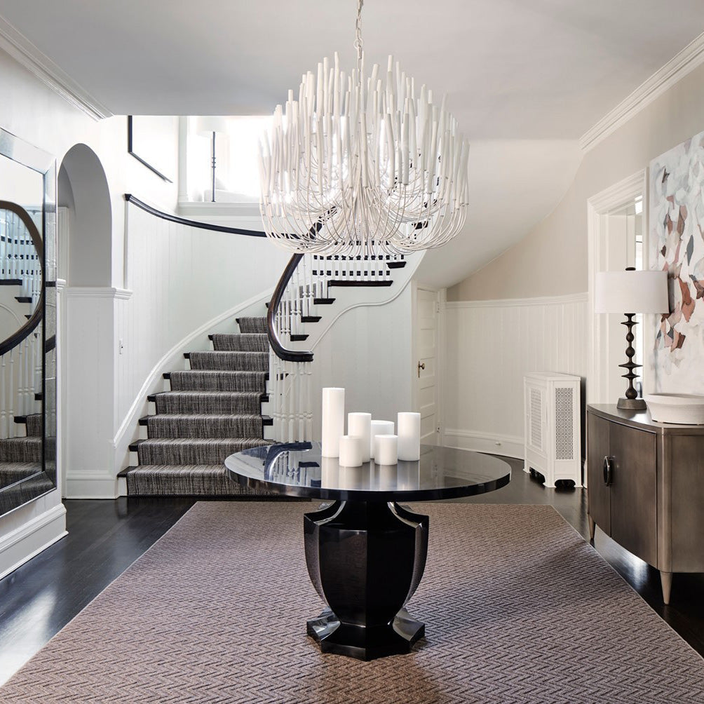 Ulshayra Postmodern Luxury Multi-Stick Wooden Chandelier - Letslighting
