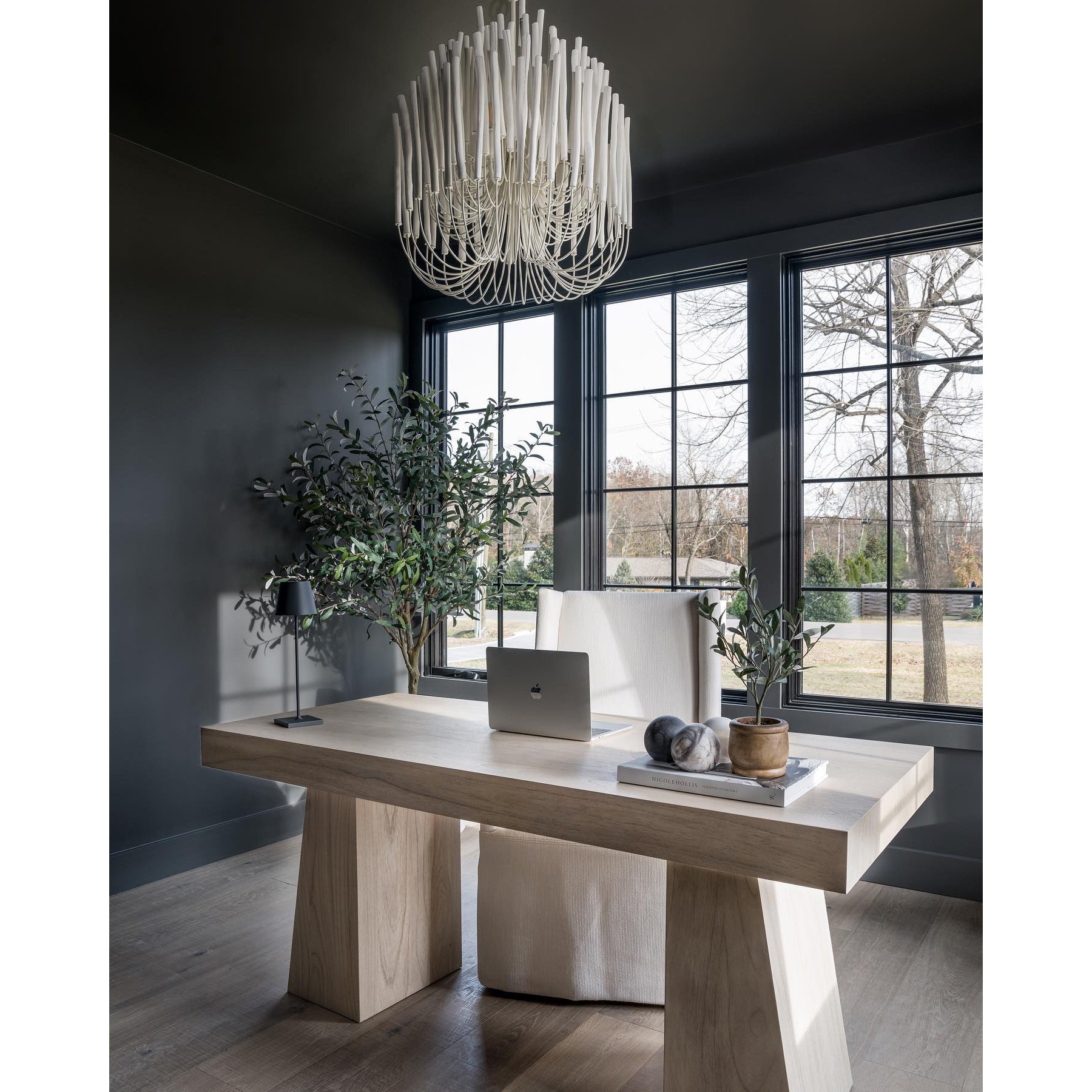 Ulshayra Postmodern Luxury Multi-Stick Wooden Chandelier - Letslighting