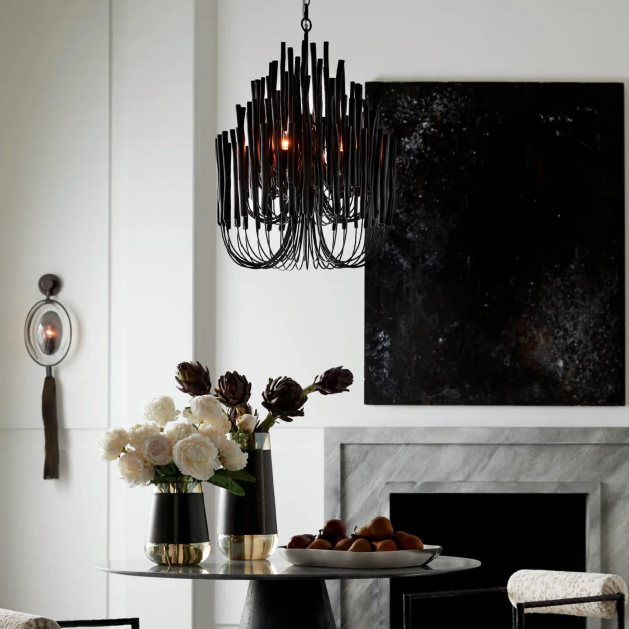 Ulshayra Postmodern Luxury Multi-Stick Wooden Chandelier - Letslighting
