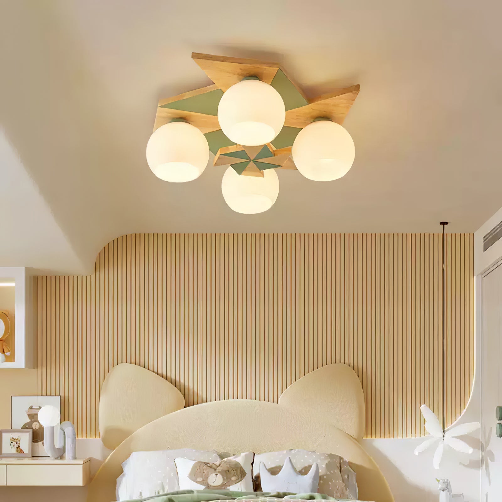 Ewooda Wooden Ceiling Lamp - Letslighting